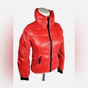S 13/ NYC Vibrant Red Kids Puffer Jacket